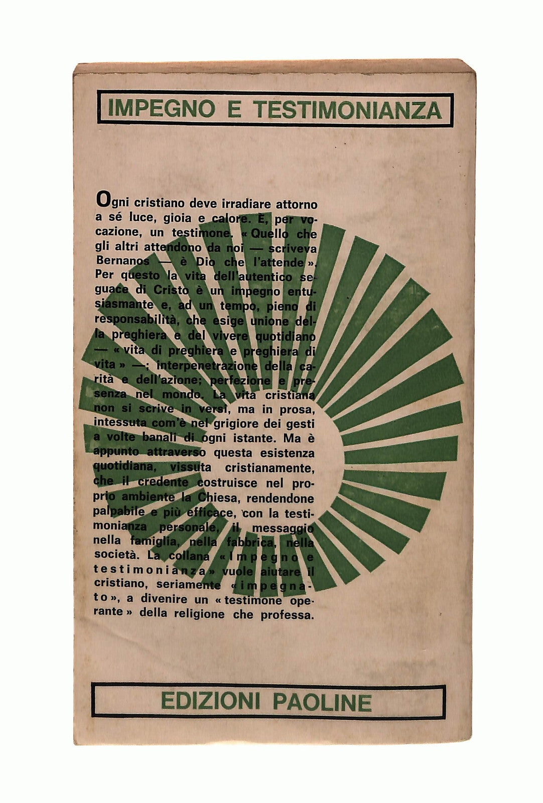 EBOND Il Piacere Della Speranza R A y Baron Edizioni Paoline 1967 Libro LI042537