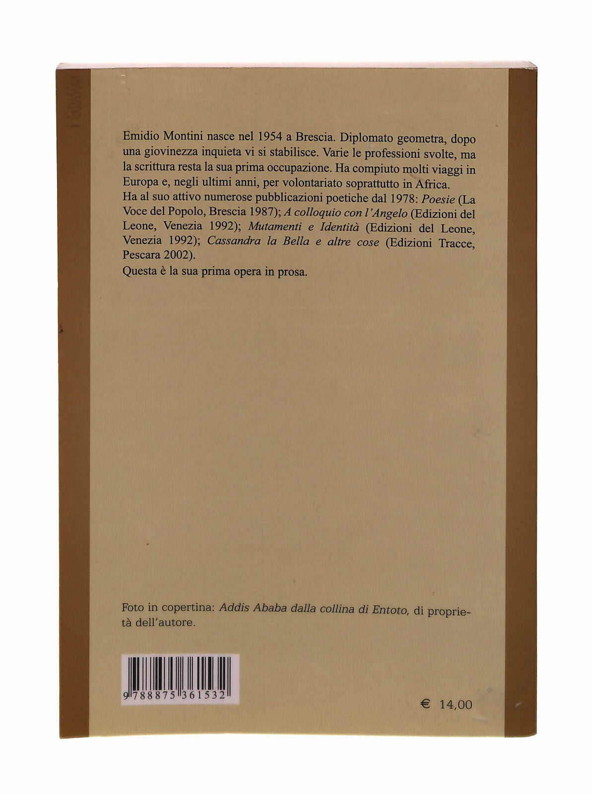 EBOND Uodishallo Diario Africano Emidio Montini Joker Libro LI042554