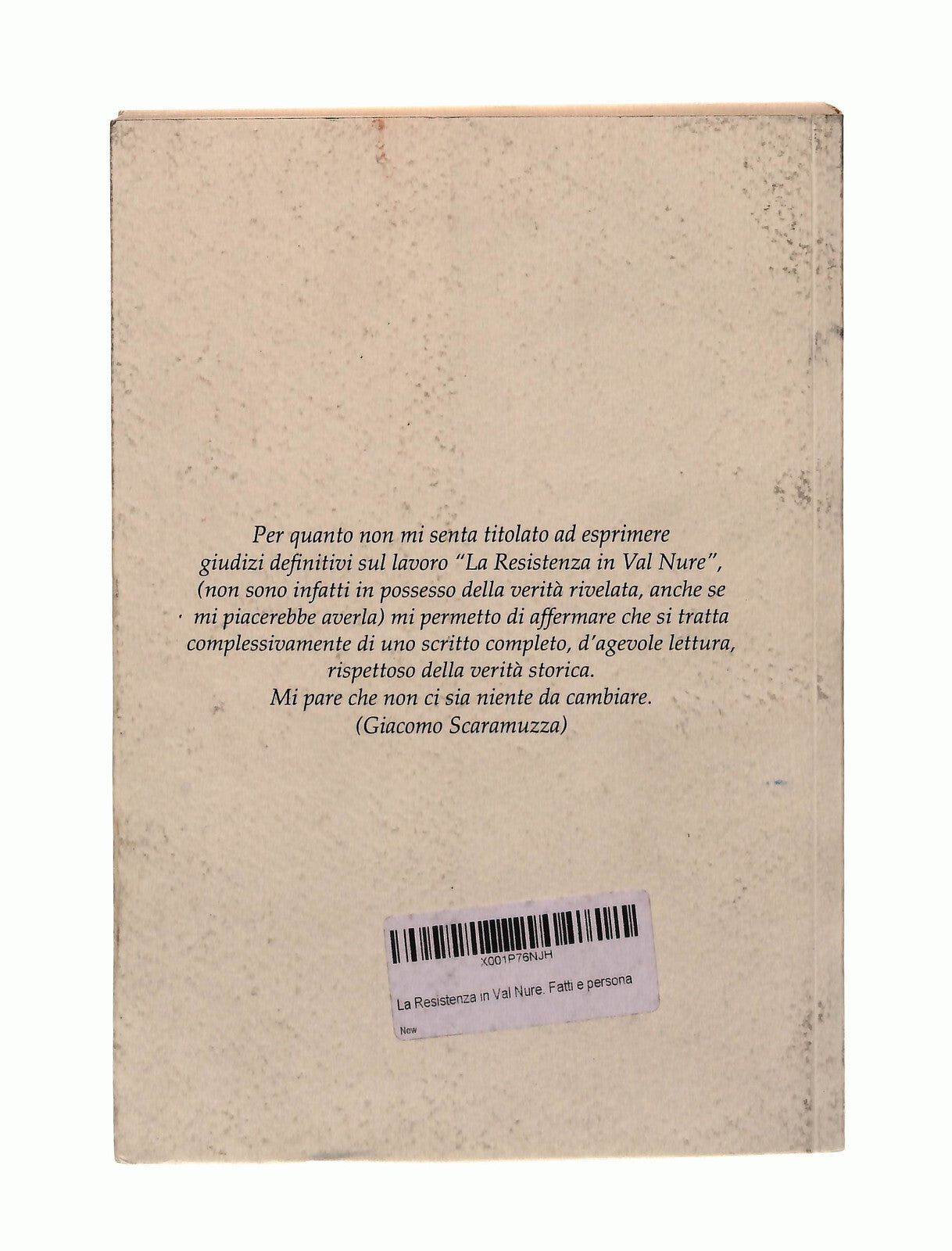 EBOND La Resistenza In Val Nure Stefano Pronti Libro LI042559