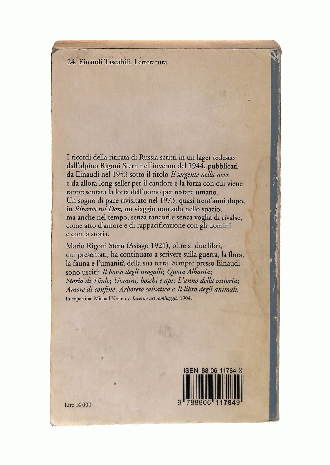 EBOND Il Sergente Nella Neve Ritorno Sul Don M R Stern Einaudi Libro LI042584