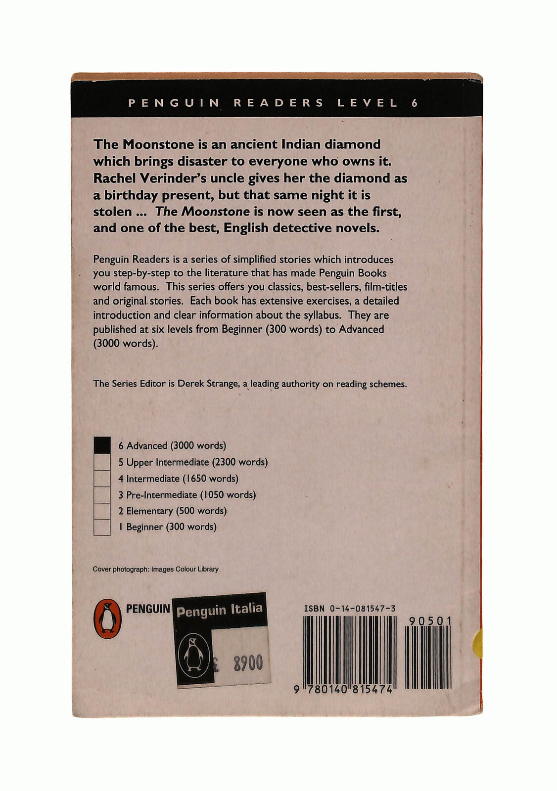 EBOND The Moonstone W Collins Penguin In Lingua Inglese Level 6 Libro LI042605