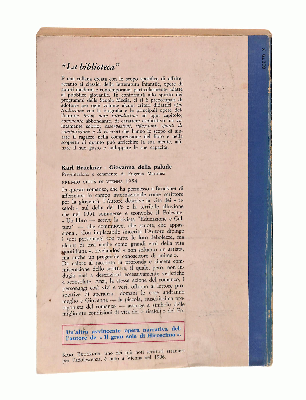 EBOND Giovanna Della Palude Karl Bruckner Mursia 1972 Libro LI042633
