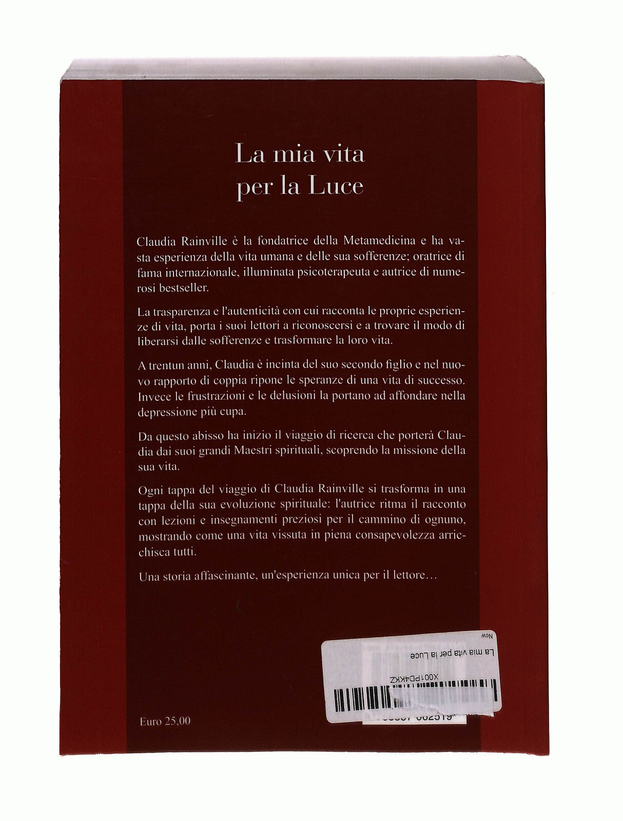 EBOND La Mia Vita Per La Luce C Rainville Edizioni Del Cigno Libro LI042657