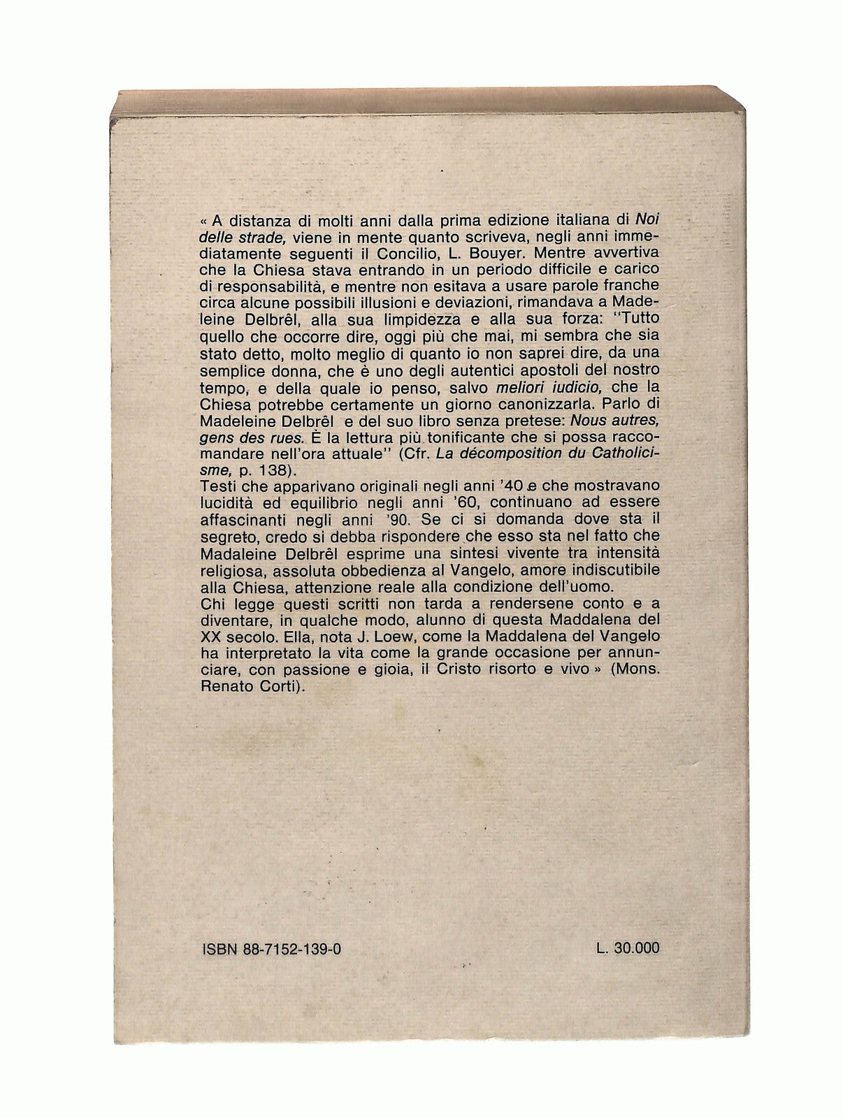EBOND Noi Delle Strade Madeleine Delbrel Gribaudi Libro LI042690