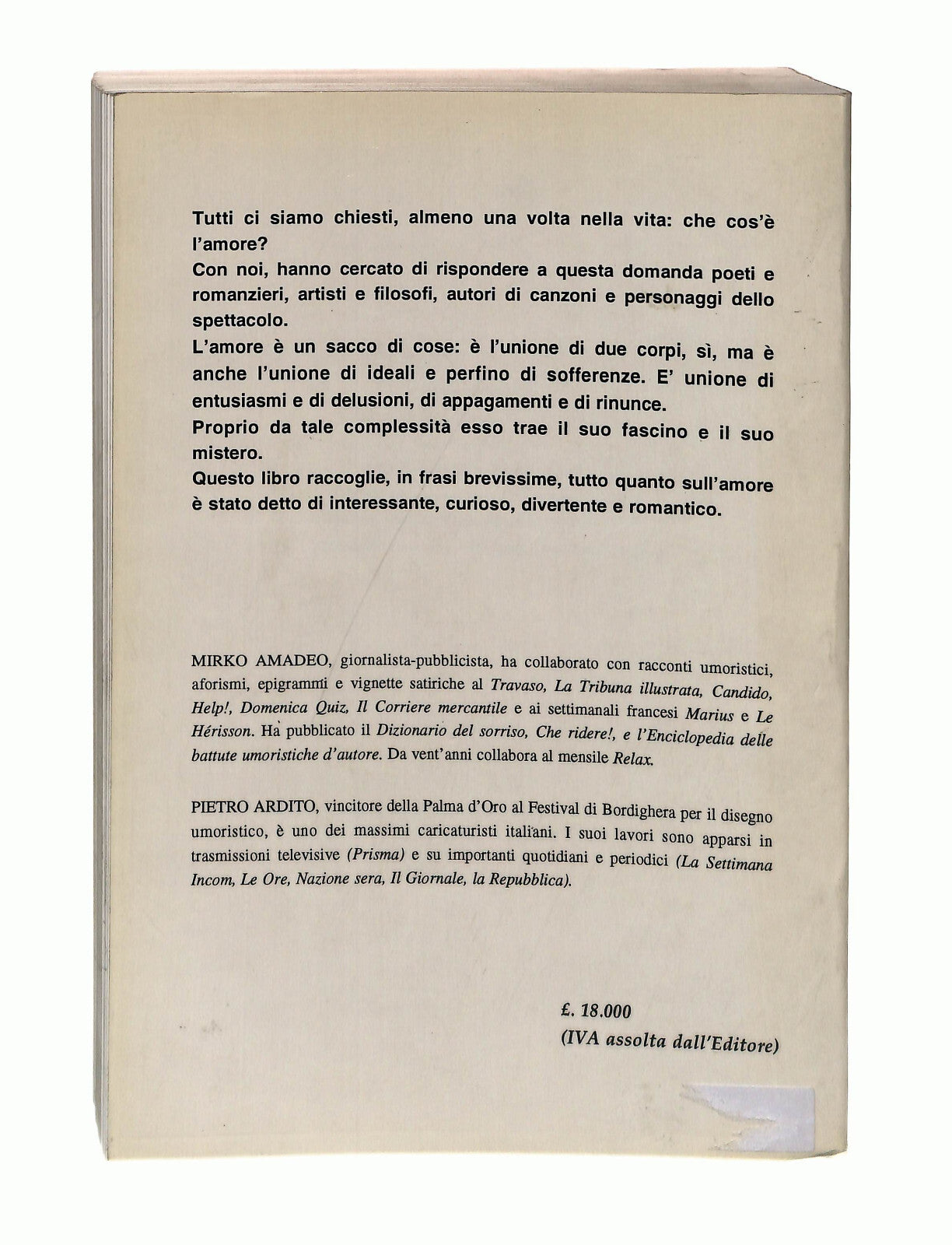 EBOND Quell Idea Fissa Che e l Amore Mirko Amadeo Goldens Press Libro LI042708