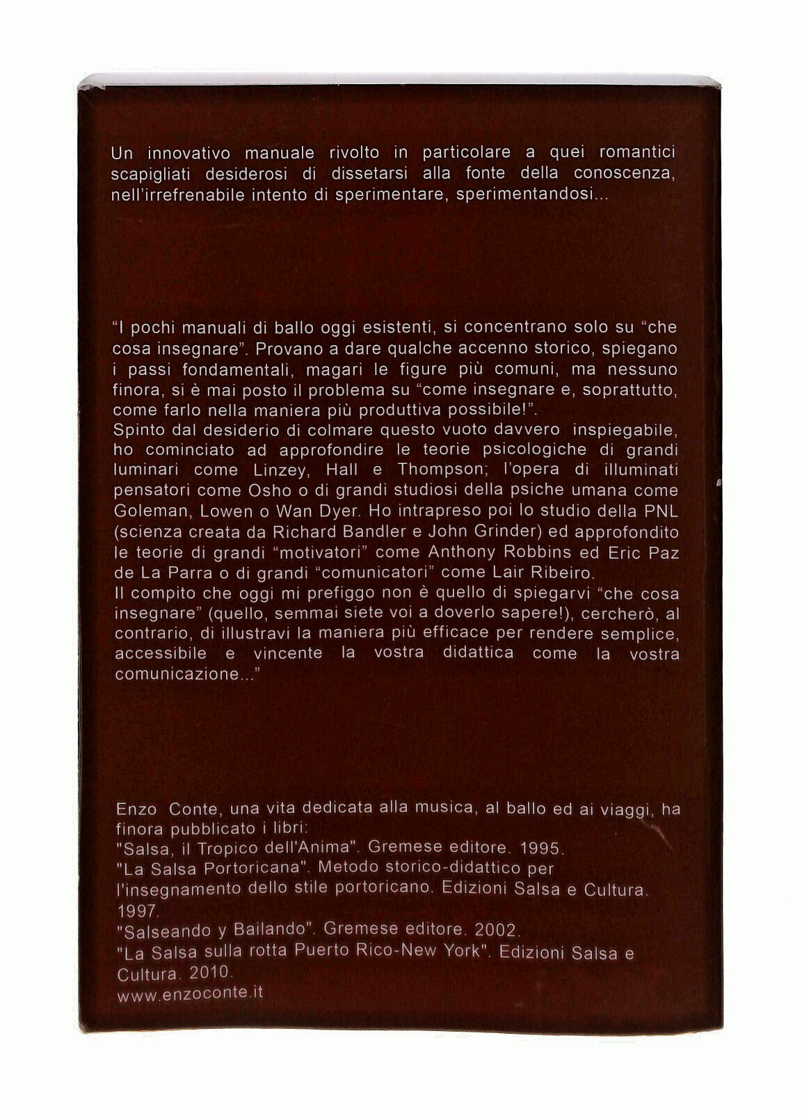 EBOND L Arte Di Insegnare Enzo Conte Edizioni Salsa Y Cultura Libro LI042788