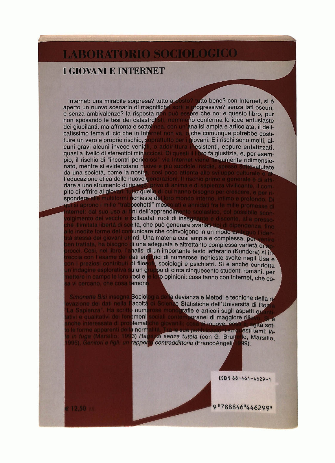 EBOND I Giovani e Internet Simonetta Bisi Francoangeli Libro LI042826
