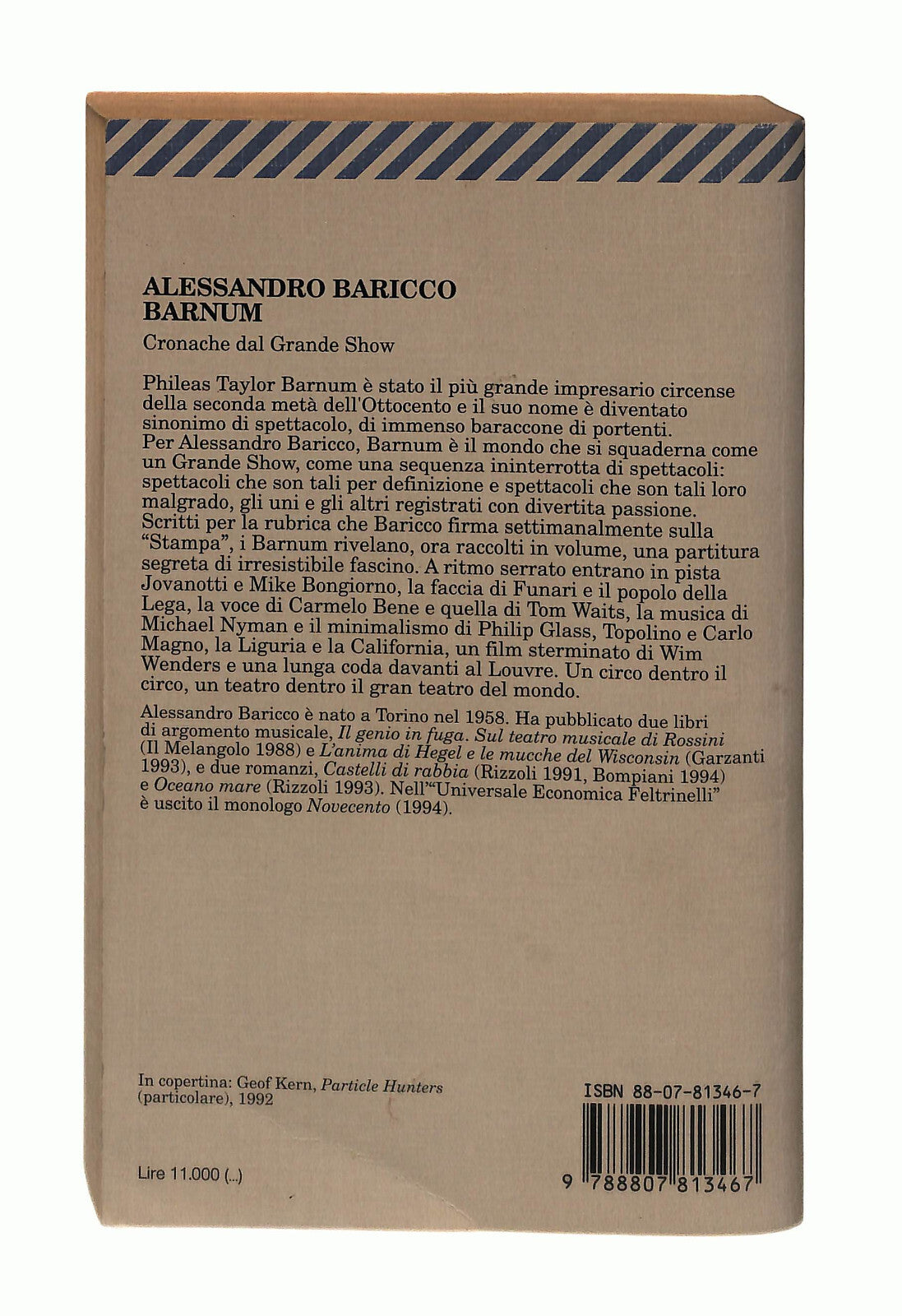 EBOND Barnum Alessandro Baricco Feltrinelli Libro LI042851