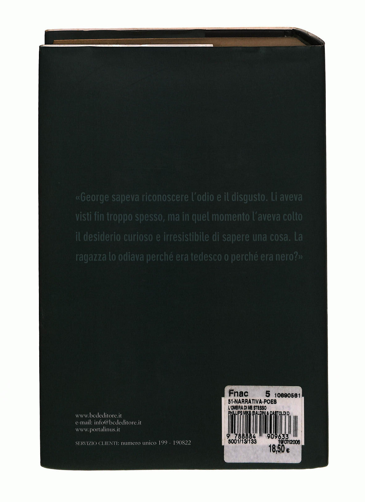EBOND L Ombra Di Me Stesso Mike Phillips Baldini Castoldi Dalai Libro LI042853