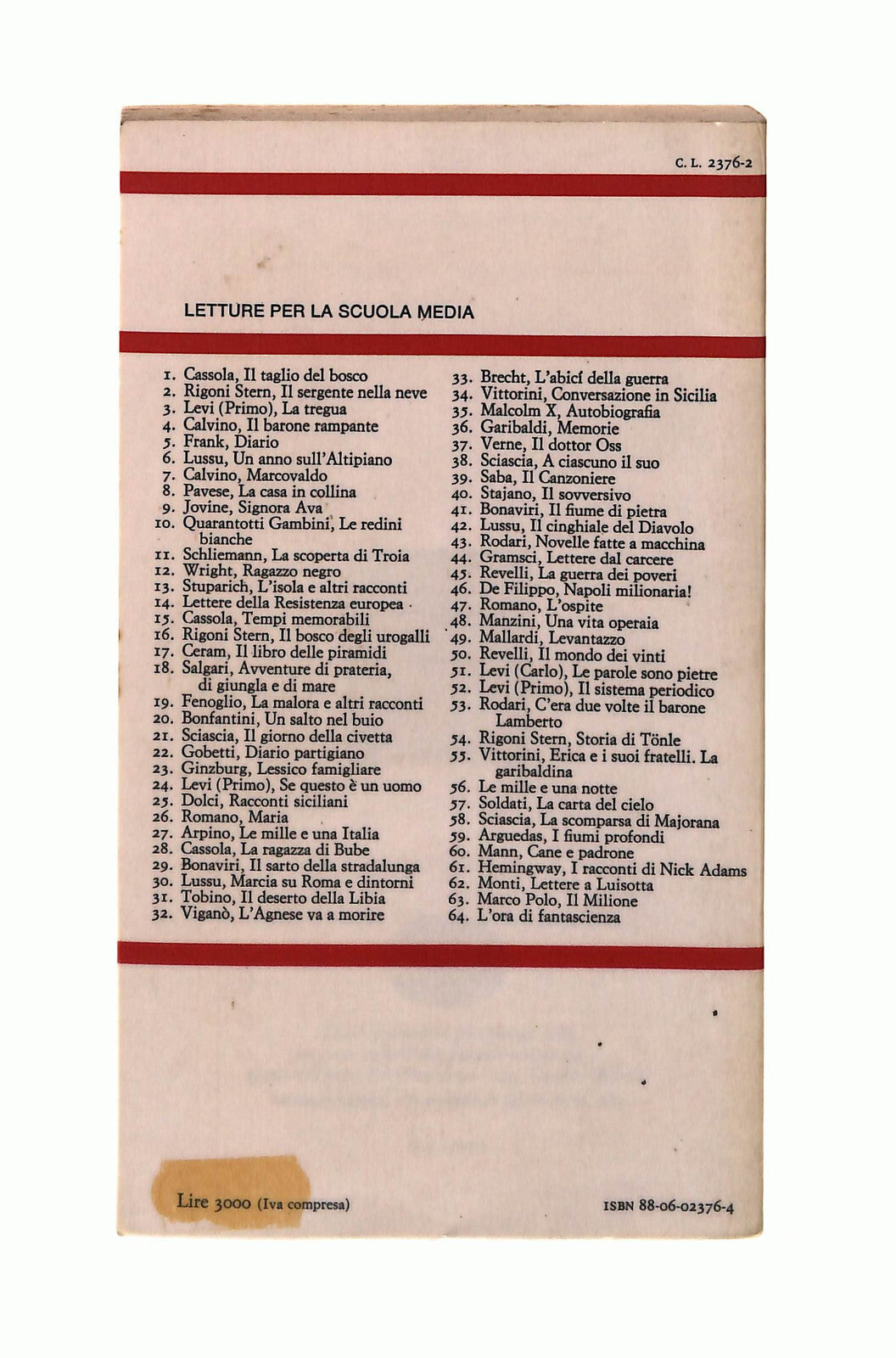 EBOND C Era Due Volte Il Barone Lamberto Gianni Rodari Einaudi Libro LI042861