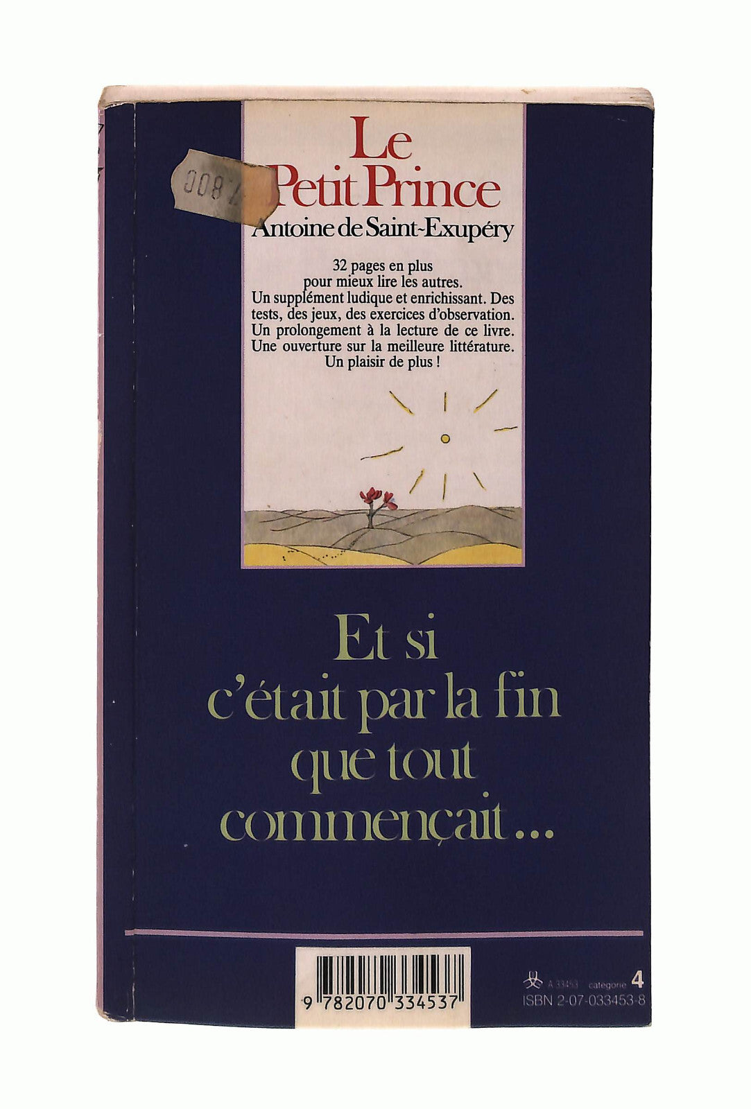 EBOND Le Petit Prince Saint Exupery Folio Junior Lingua Francese Libro LI042863