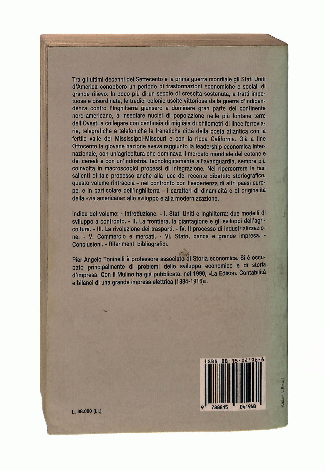 EBOND Nascita Di Una Nazione Pier Angelo Toninelli Il Mulino Libro LI042912