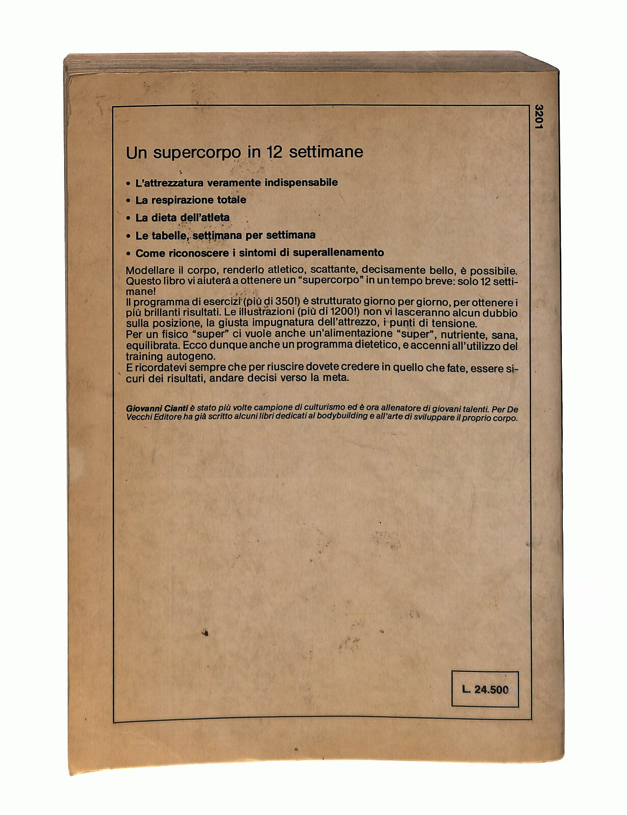 EBOND Un Supercorpo In 12 Settimane Giovanni Cianti De Vecchi Libro LI042913