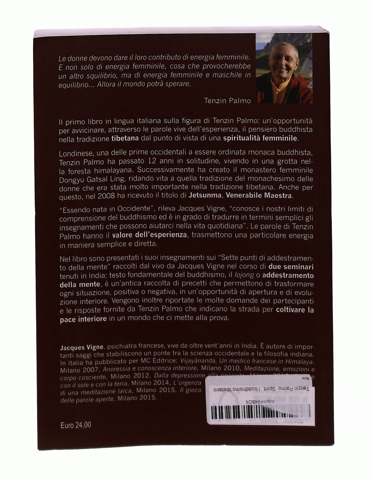 EBOND Tenzin Palmo Spiritualita Femminile Jacques Vigne Mc Libro LI042934