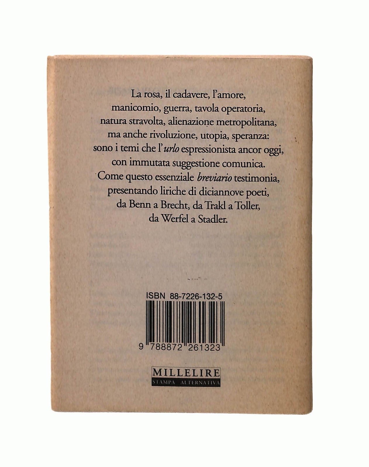 EBOND Breviario Espressionista Cura Parinetto Libretto Libro LI042952