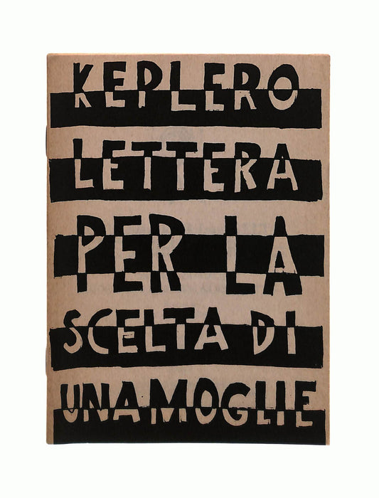 EBOND Lettera Per La Scelta Di Una Moglie G Keplero Libretto Libro LI042955