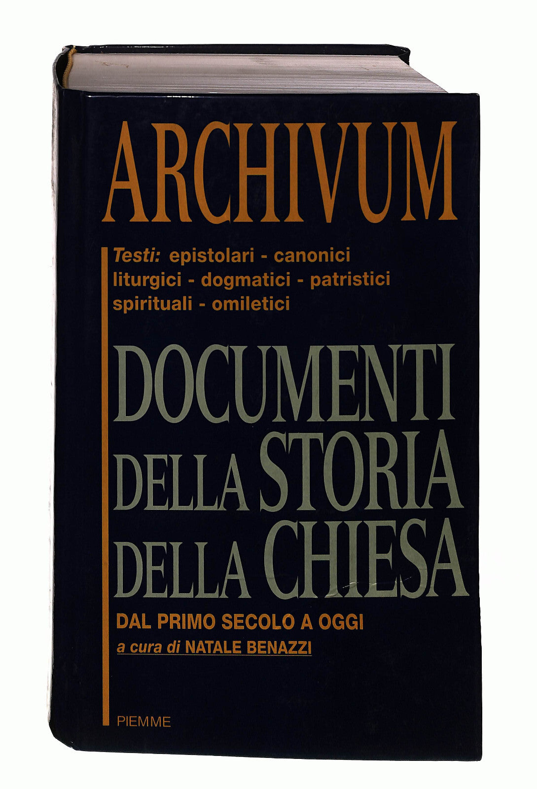 EBOND Archivum Cura N Benazzi Piemme Libro LI043008