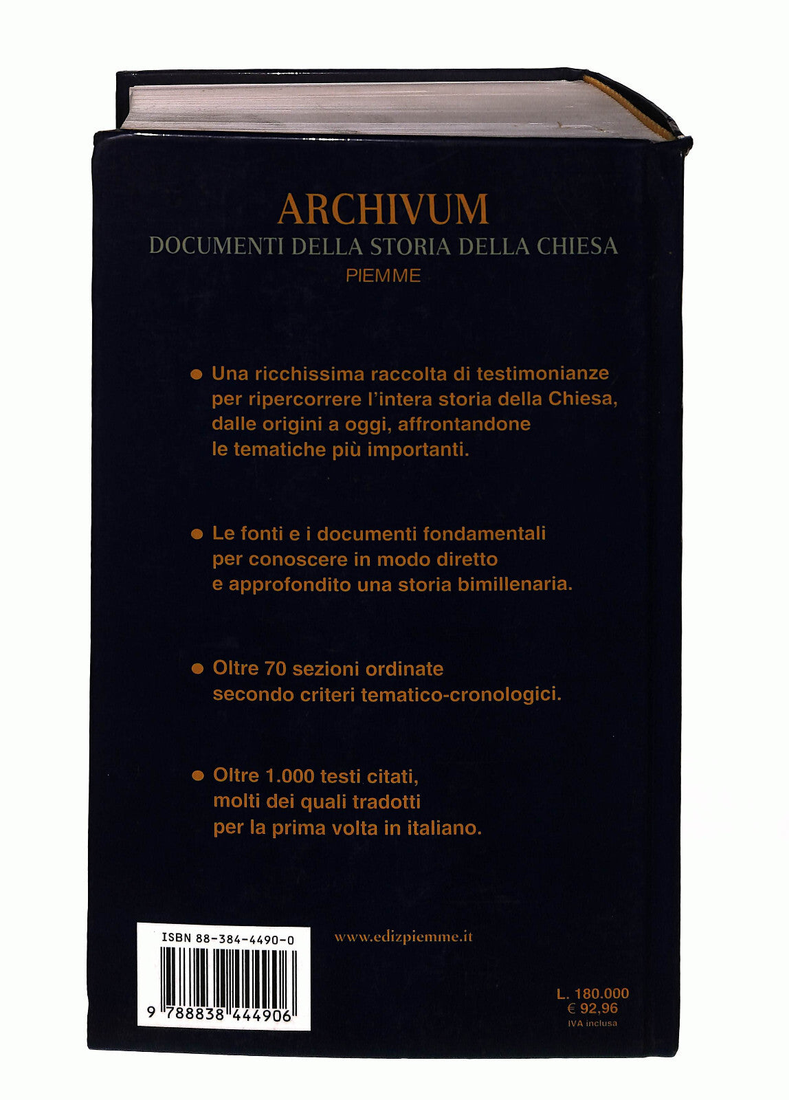 EBOND Archivum Cura N Benazzi Piemme Libro LI043008