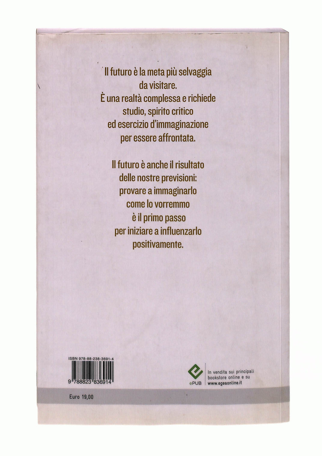 EBOND Benvenuti Nel 2050 Cristina Pozzi Egea Libro LI043009