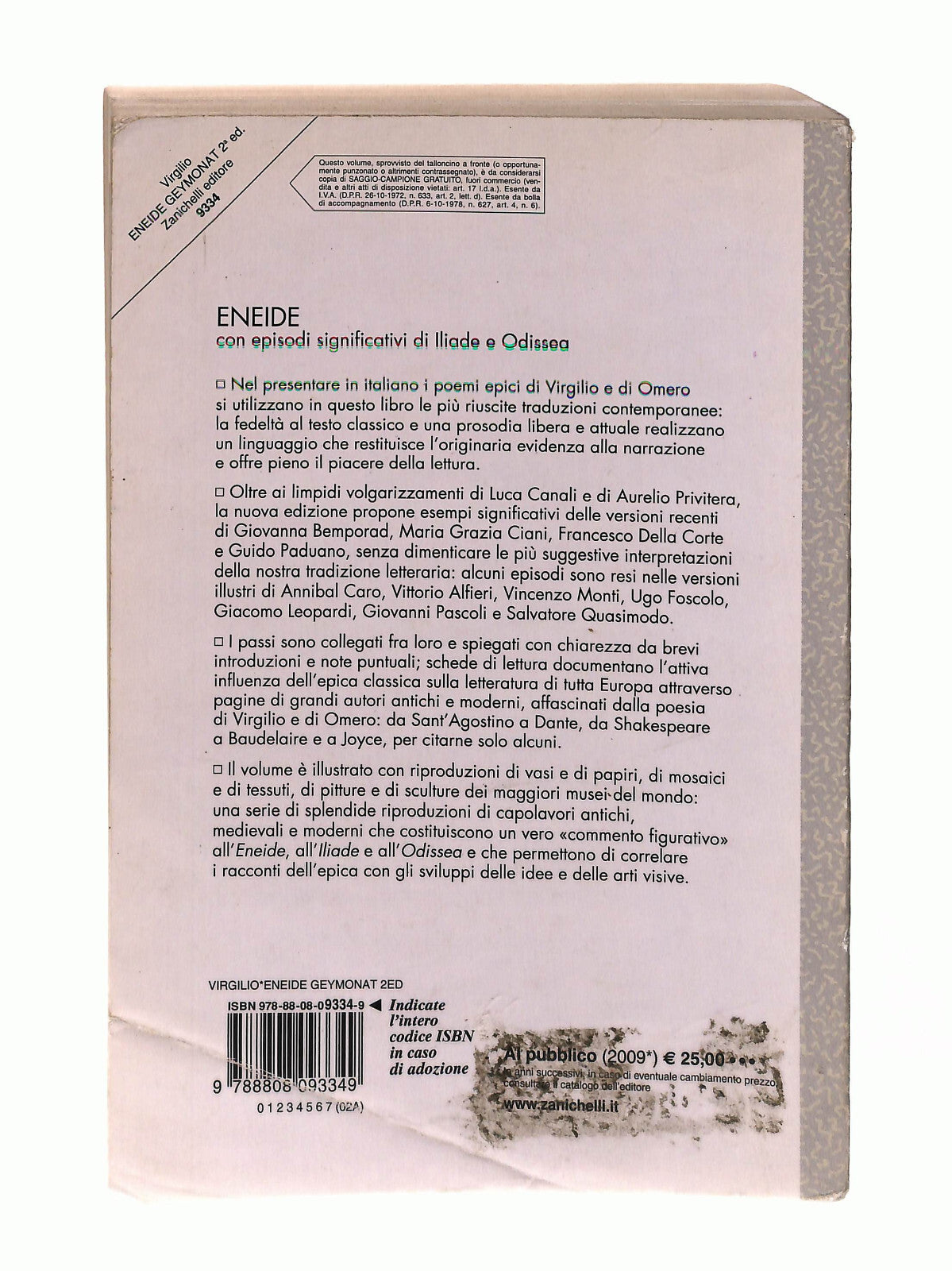 EBOND Eneide Con Episodi Significativi Di Iliade e Odissea Libro LI043035