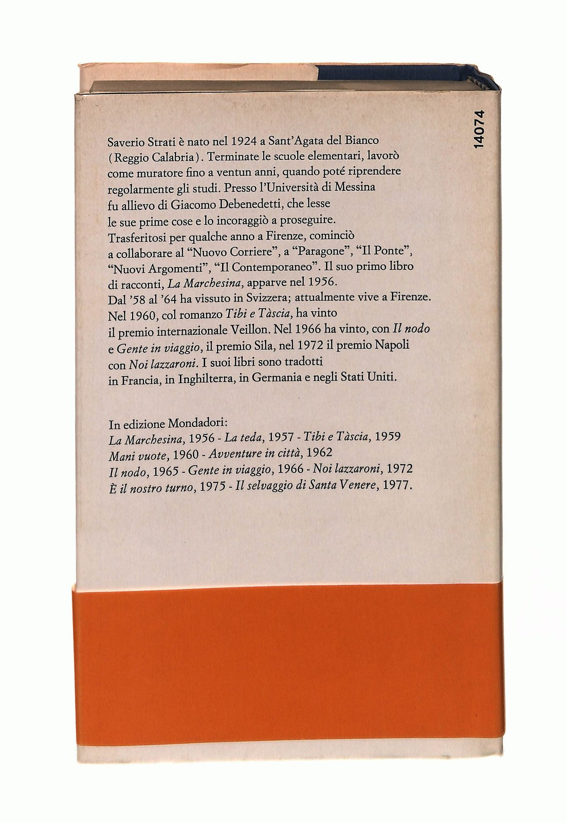 EBOND Il Selvaggio Di Santa Venere Saverio Strati Mondadori 1977 Libro LI043059