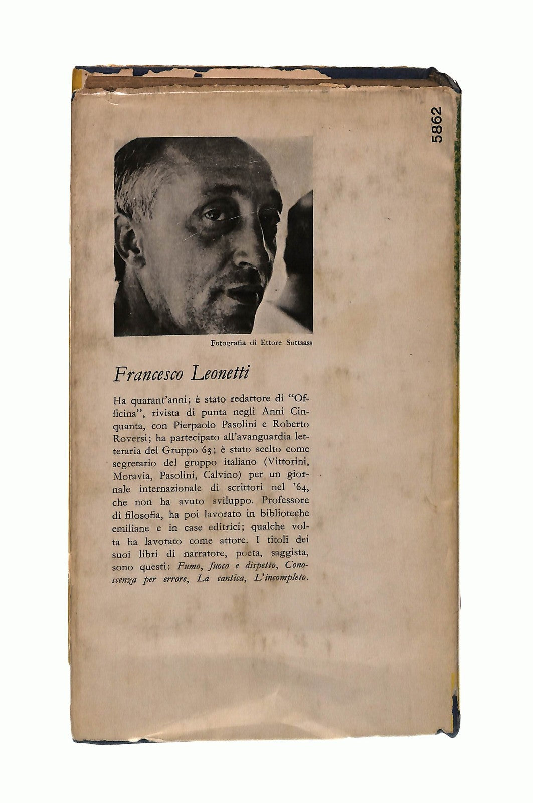 EBOND Tappeto Volante Francesco Leonetti Mondadori 1967 Libro LI043077