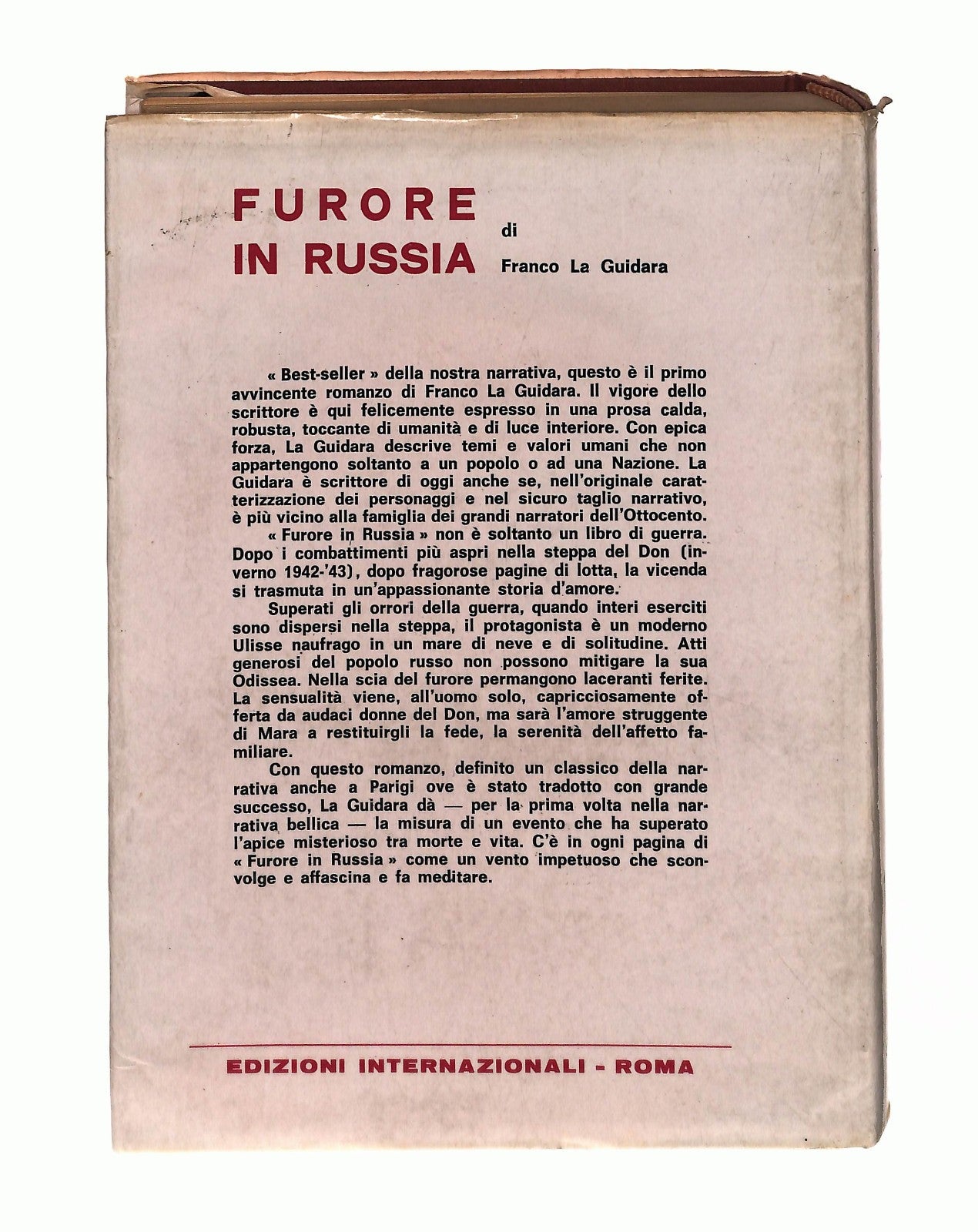 EBOND Furore In Russia Franco La Guidara Con Dedica Autore Libro LI043106