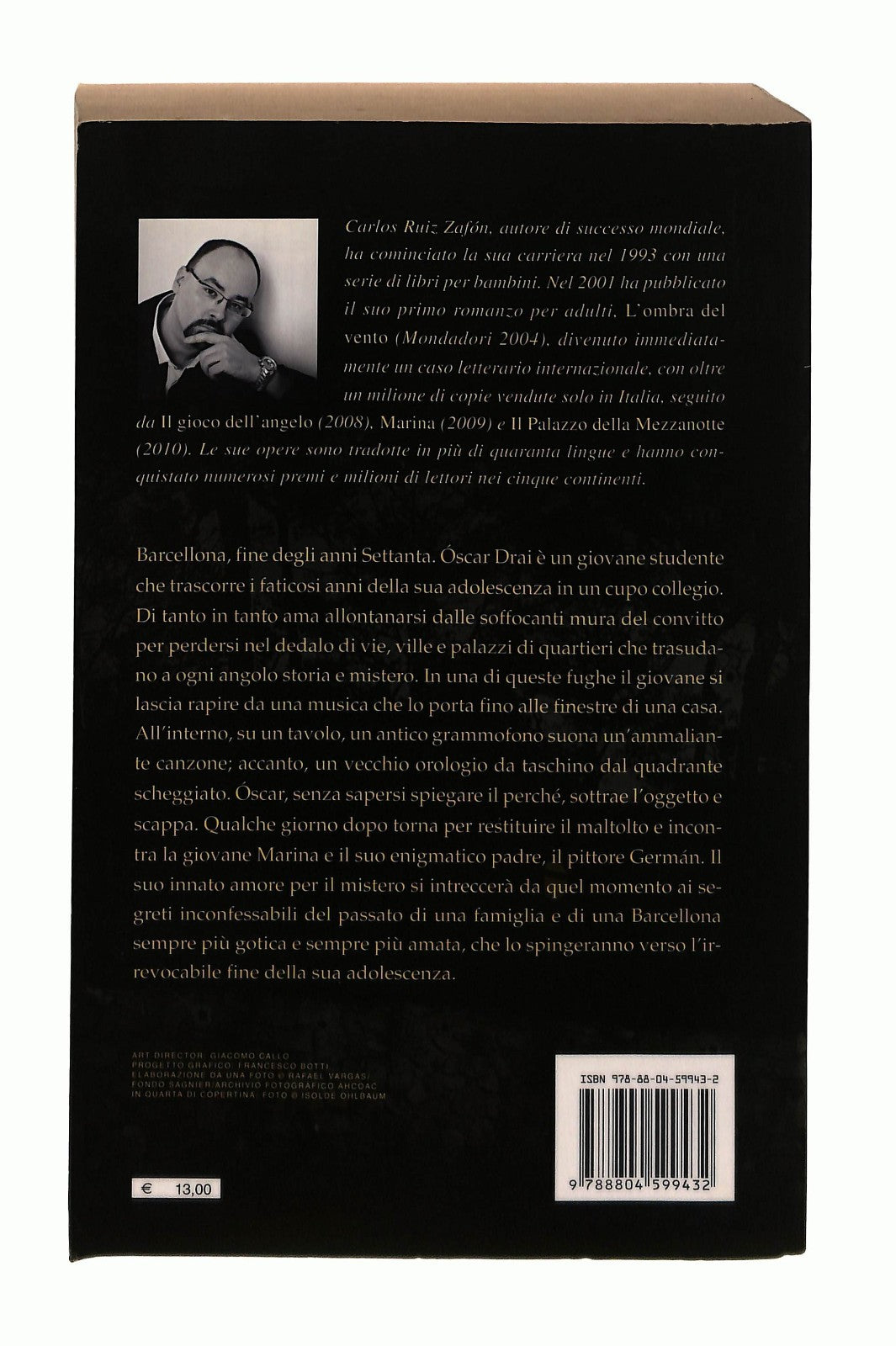 EBOND Marina Carlos Ruiz Zafon Mondadori Libro LI043159