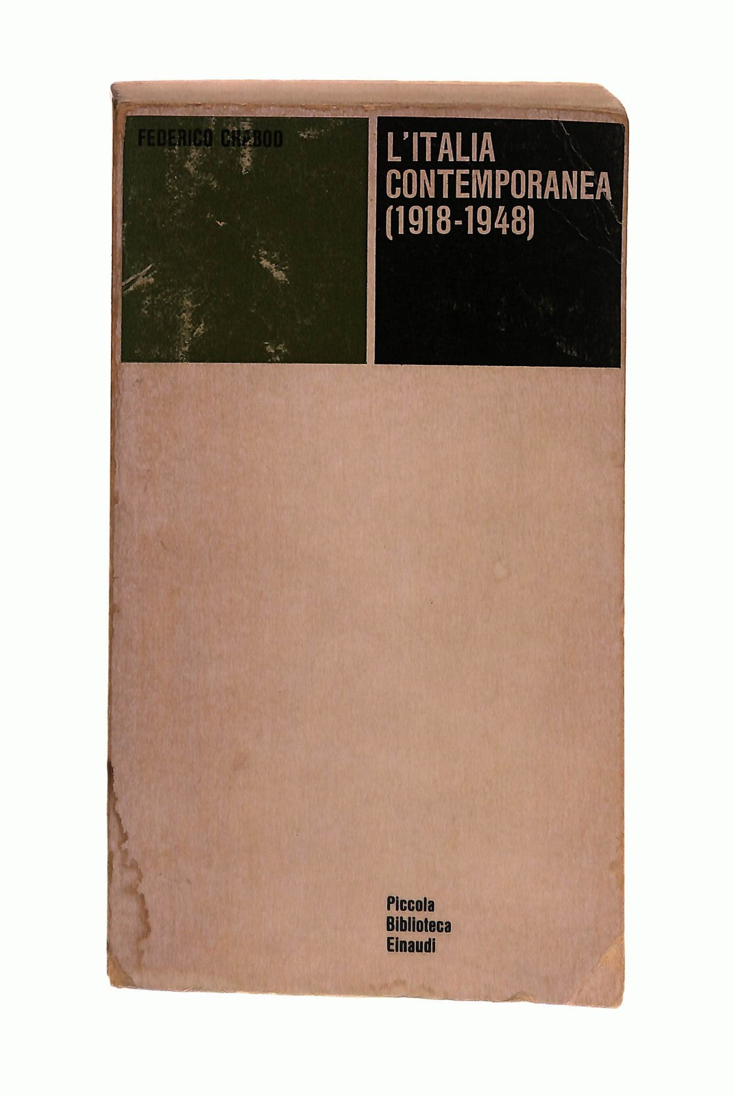 EBOND L Italia Contemporanea 1918 1948 F Chabod Einaudi Libro LI043188