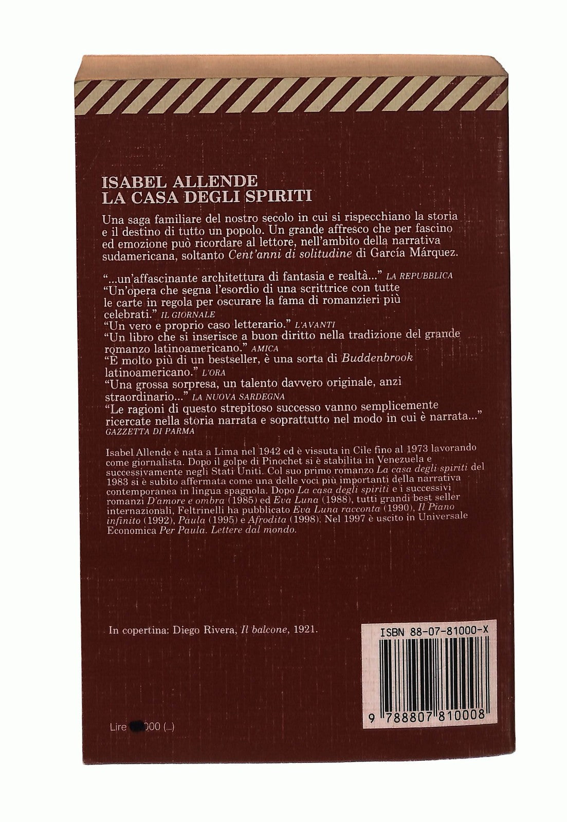 EBOND La Casa Degli Spiriti Isabelle Allende Feltrinelli Libro LI043227
