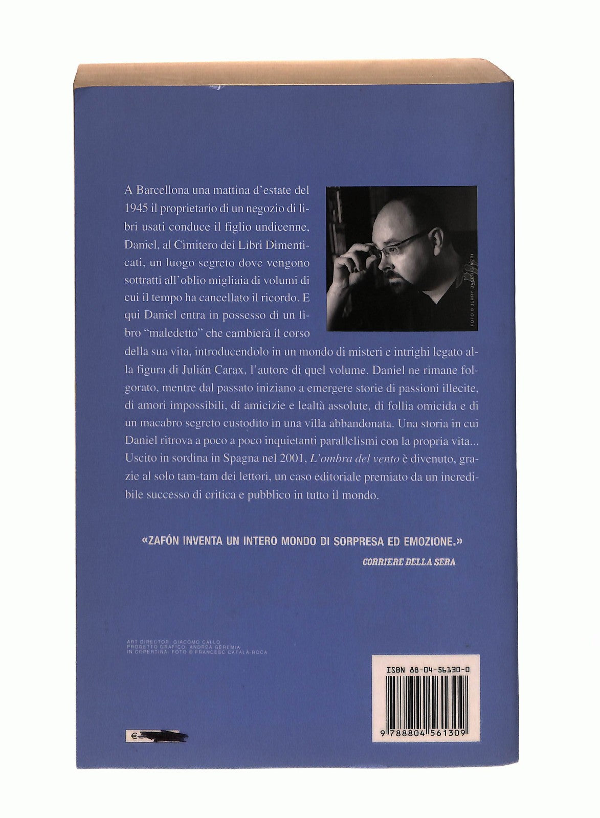 EBOND L Ombra Del Vento Carlos Ruiz Zafon Mondadori Libro LI043228