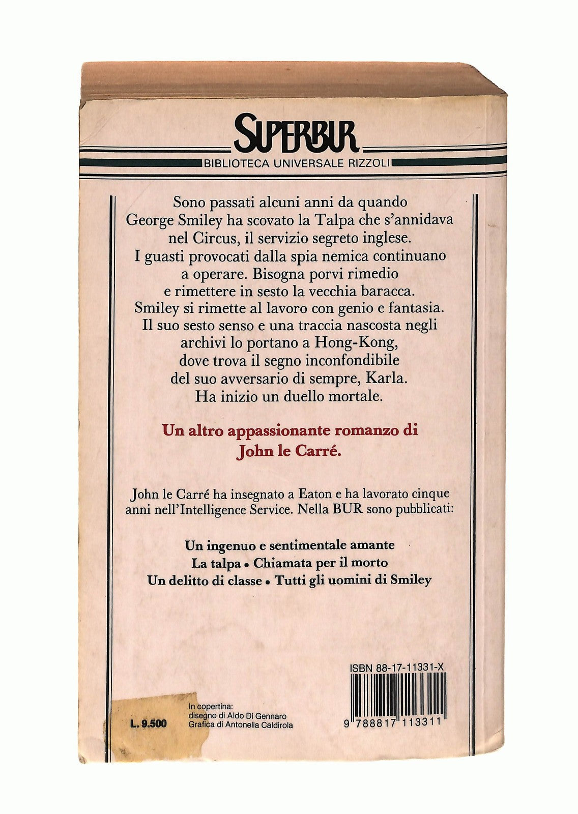 EBOND L Onorevole Scolaro John Le Carre Bur Rizzoli Libro LI043230