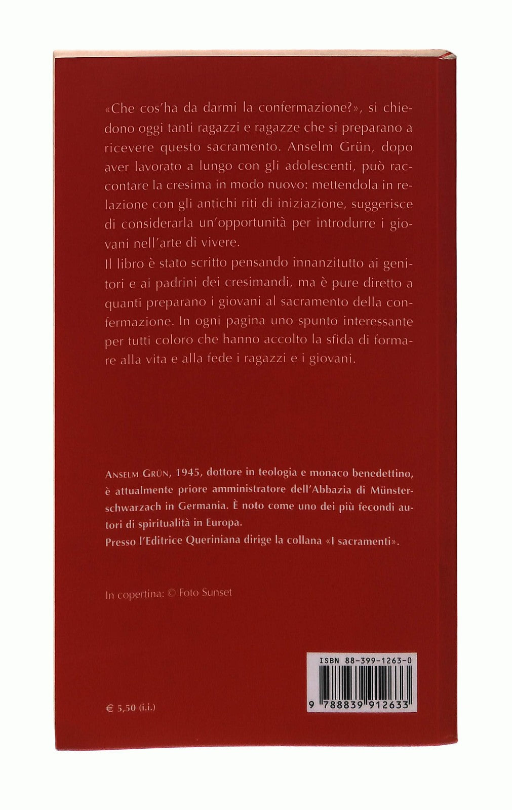 EBOND La Cresima Anselm Grun Queriniana Libro LI043304
