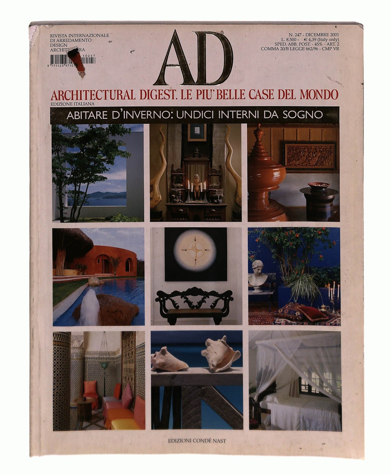 EBOND Ad Architectural Digest 2001 n 247 Libro LI043387