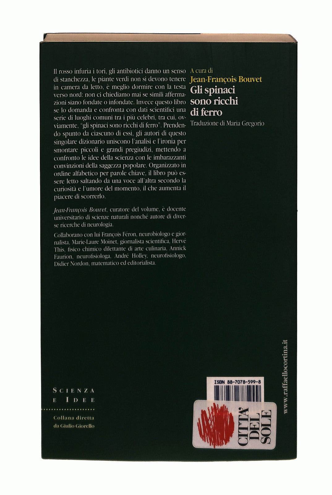 EBOND Gli Spinaci Sono Ricchi Di Ferro Cura Jean Francois Bouvet Libro LI043405