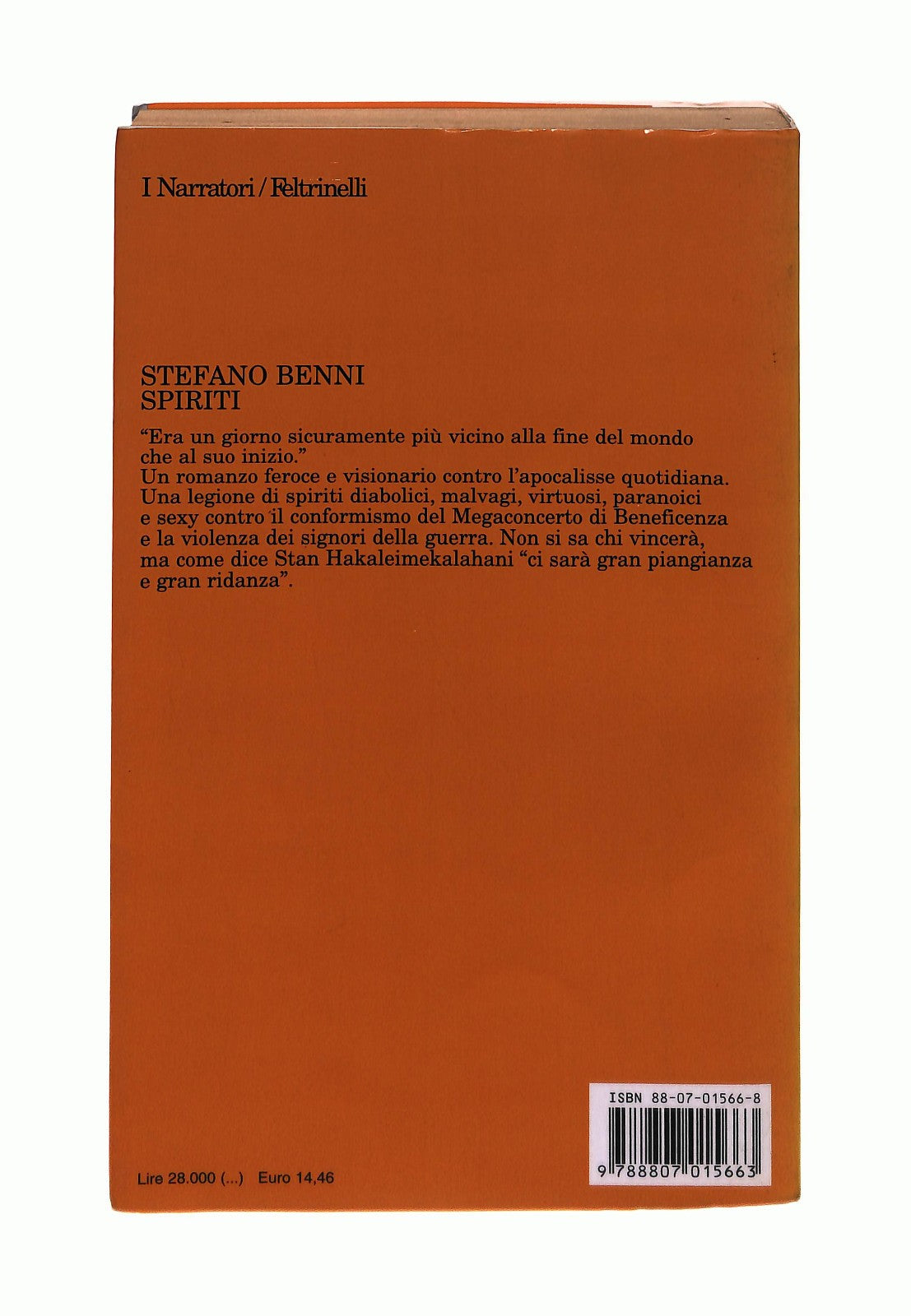 EBOND Spiriti Stefano Benni Feltrinelli Libro LI043451