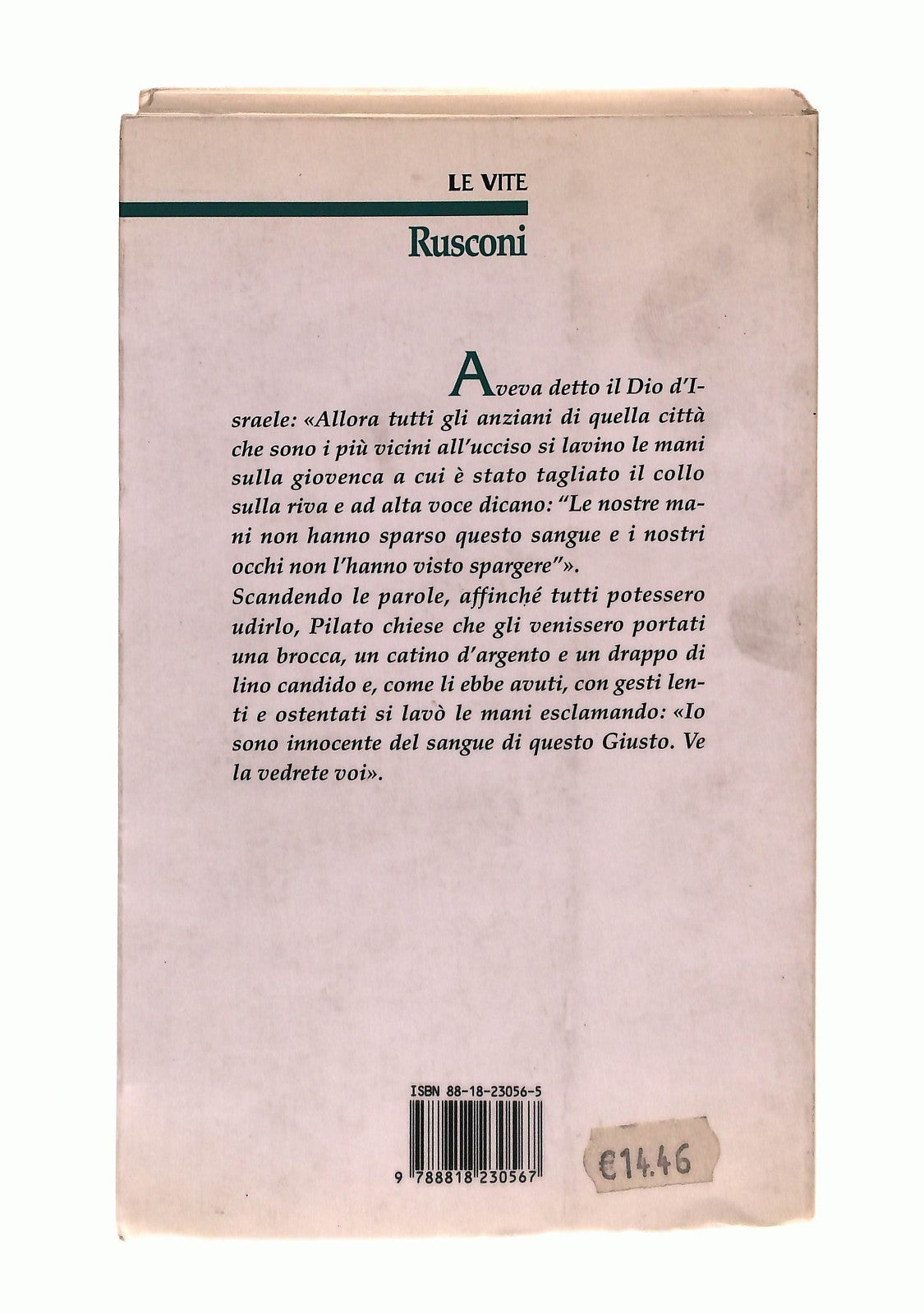 EBOND Pilato Ottorino Gurgo Rusconi Libro LI043463