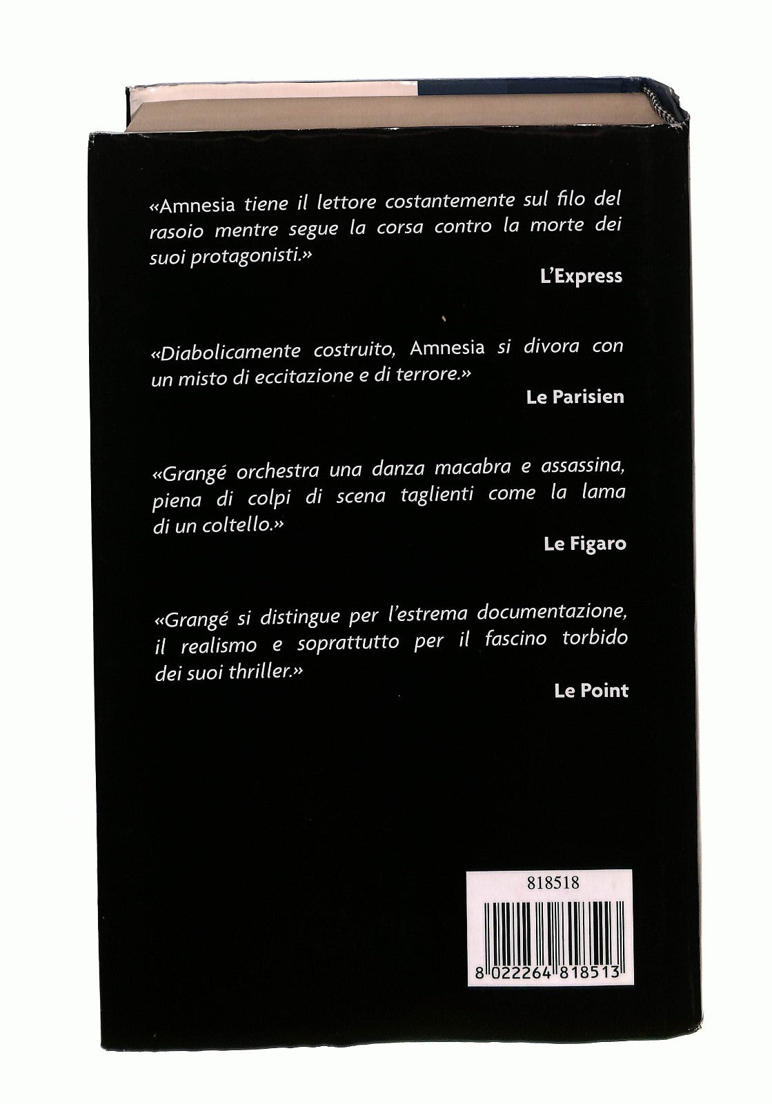 EBOND Amnesia J C Grange Mondolibri Libro LI043479