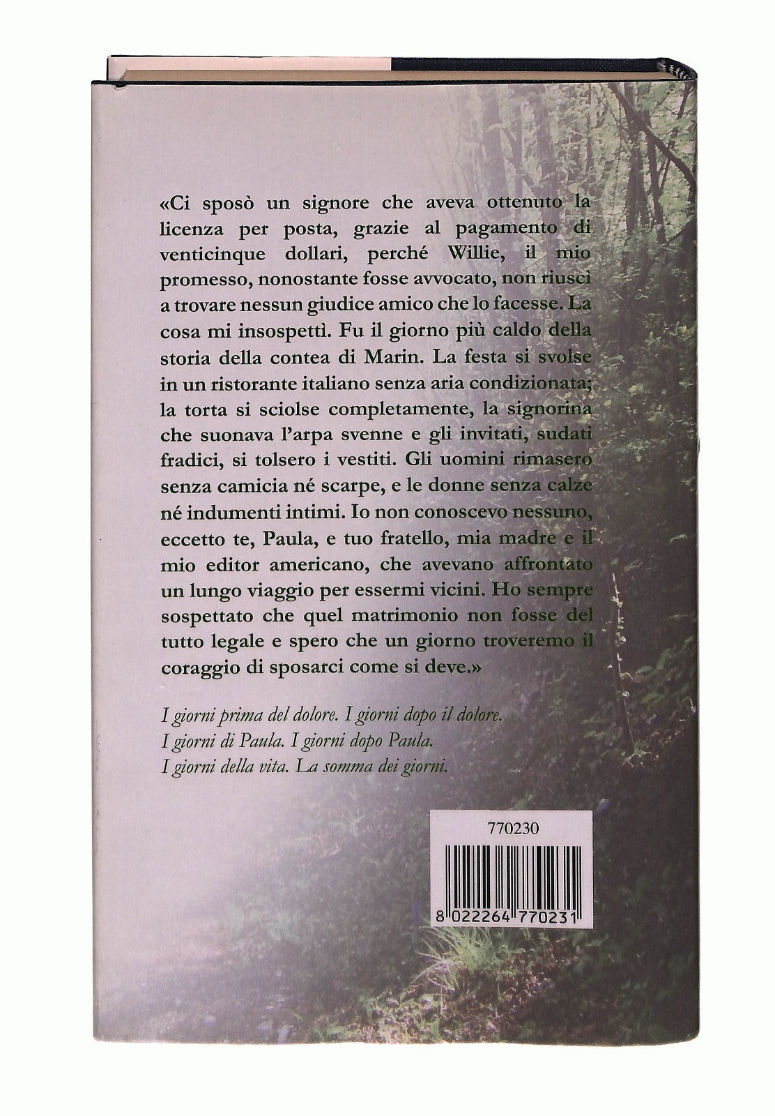 EBOND La Somma Dei Giorni Isabel Allende Mondolibri Libro LI043538