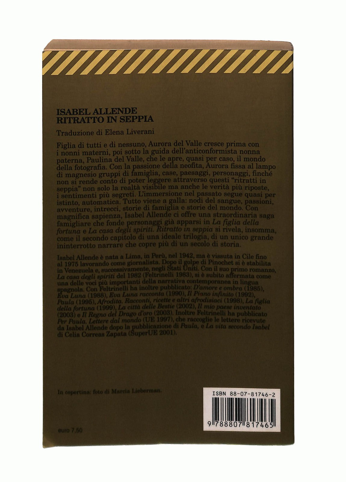 EBOND Ritratto In Seppia Isabel Allende Feltrinelli Libro LI043551