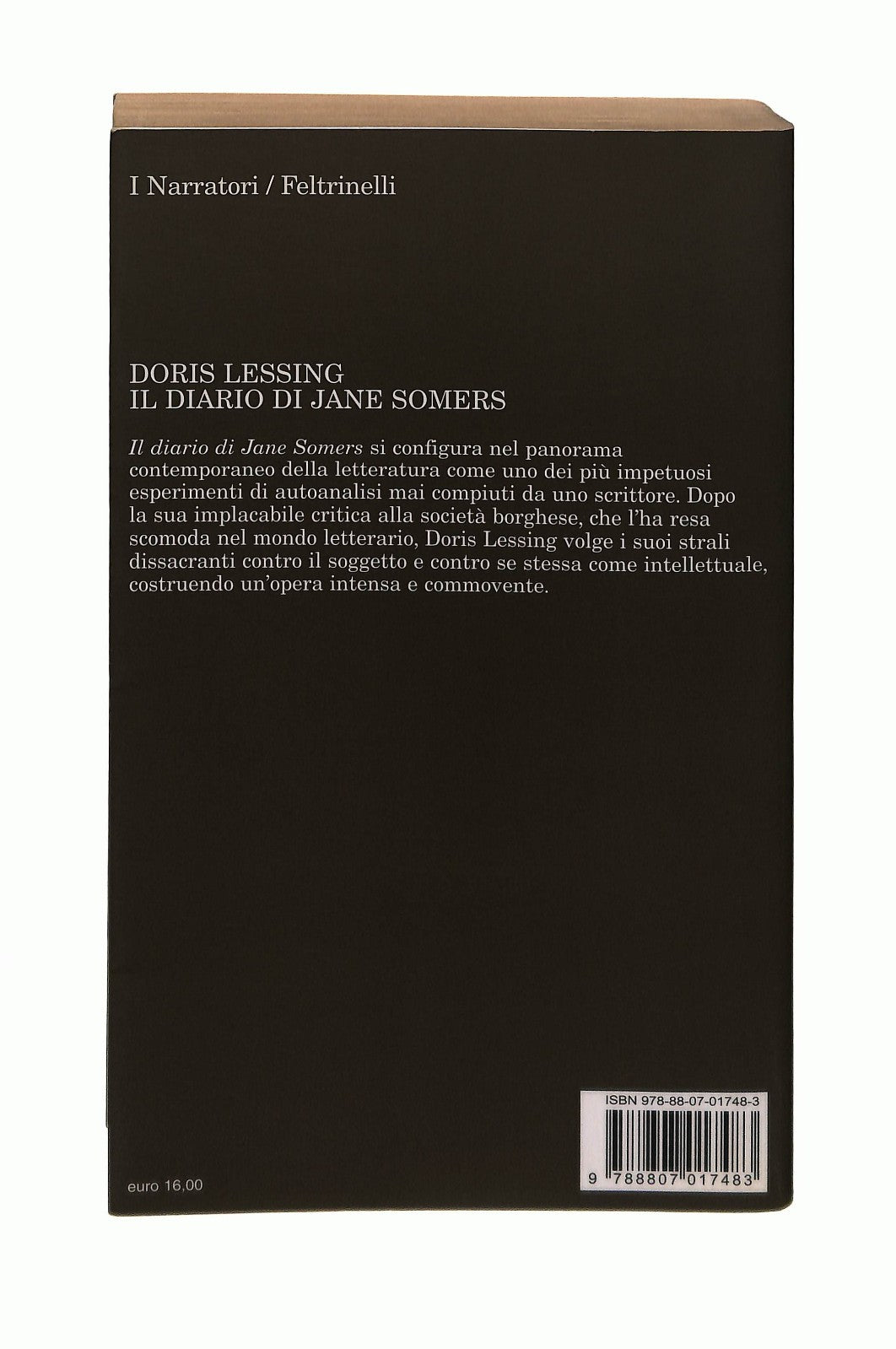 EBOND Il Diario Di Jane Somers Doris Lessing Feltrinelli Libro LI043552