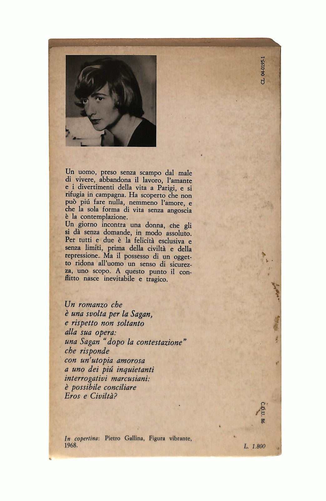 EBOND Un Po Di Sole Nell Acqua Gelida F Sagan Bompiani 1970 Libro LI043558