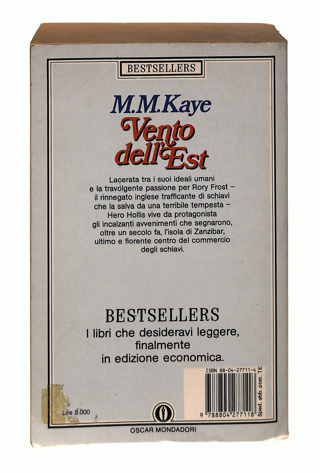 EBOND Vento Dell Est M M Kaye Mondadori Libro LI043579