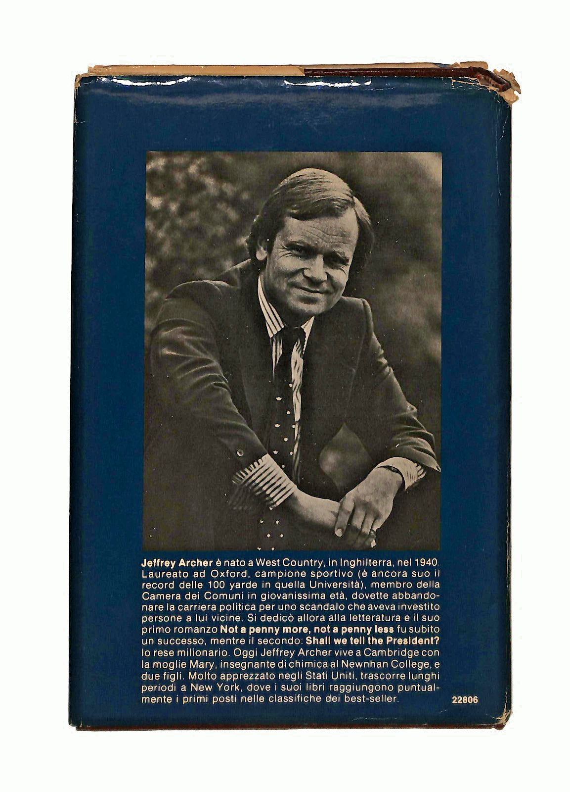 EBOND Caino e Abele Jeffrey Archer Edizione Club Del1982 Libro LI043583