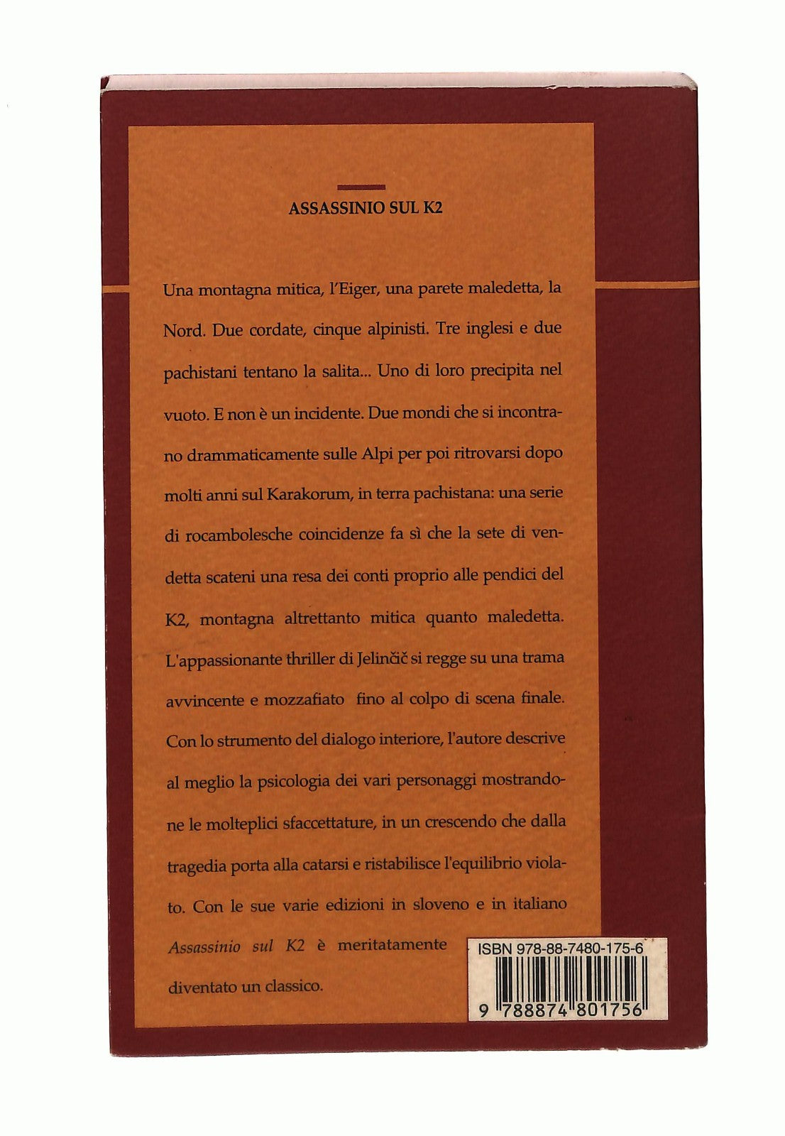 EBOND Assassinio Sul K2 Dusan Jelincic Vivalda Libro LI043604