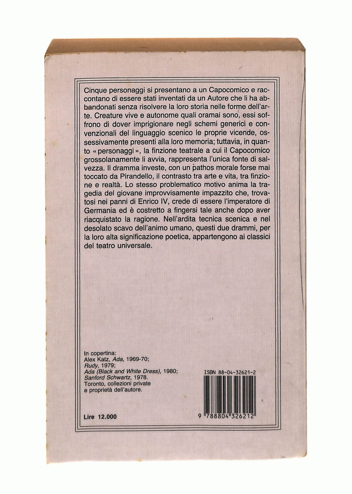 EBOND Sei Personaggi In Cerca d Autore enrico Iv Pirandello Libro LI043626