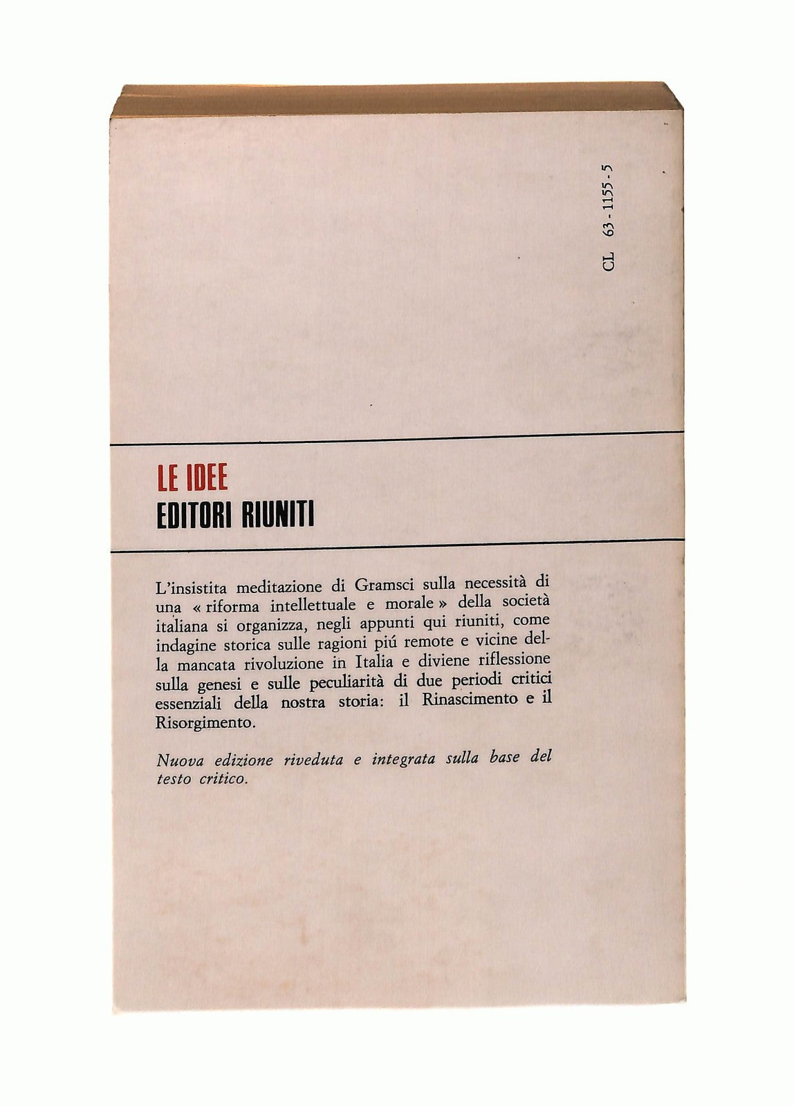 EBOND Il Risorgimento Gramsci Editori Riuniti 1977 Libro LI043629