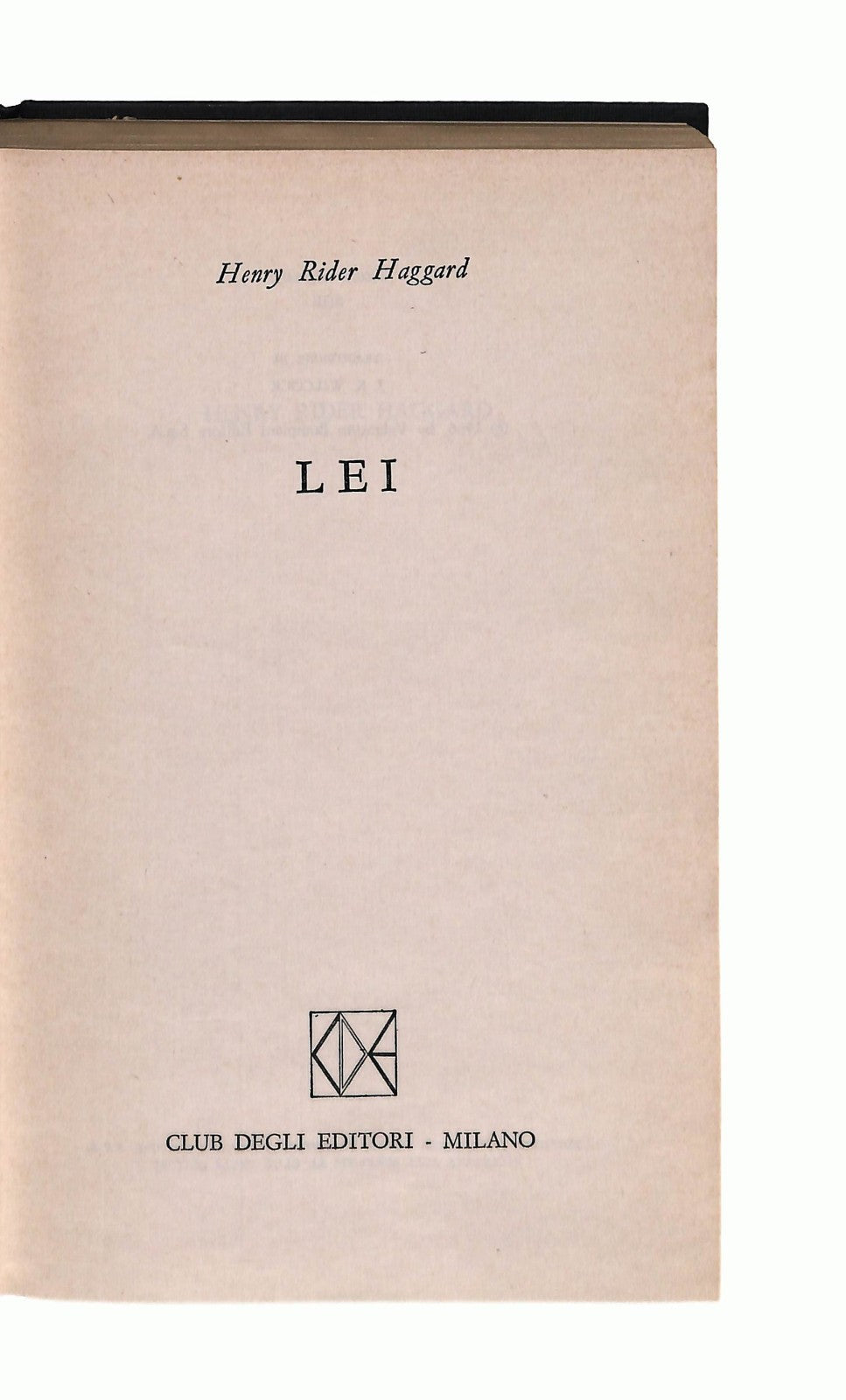 EBOND Lei Rider Haggarde 1974 Libro LI043658