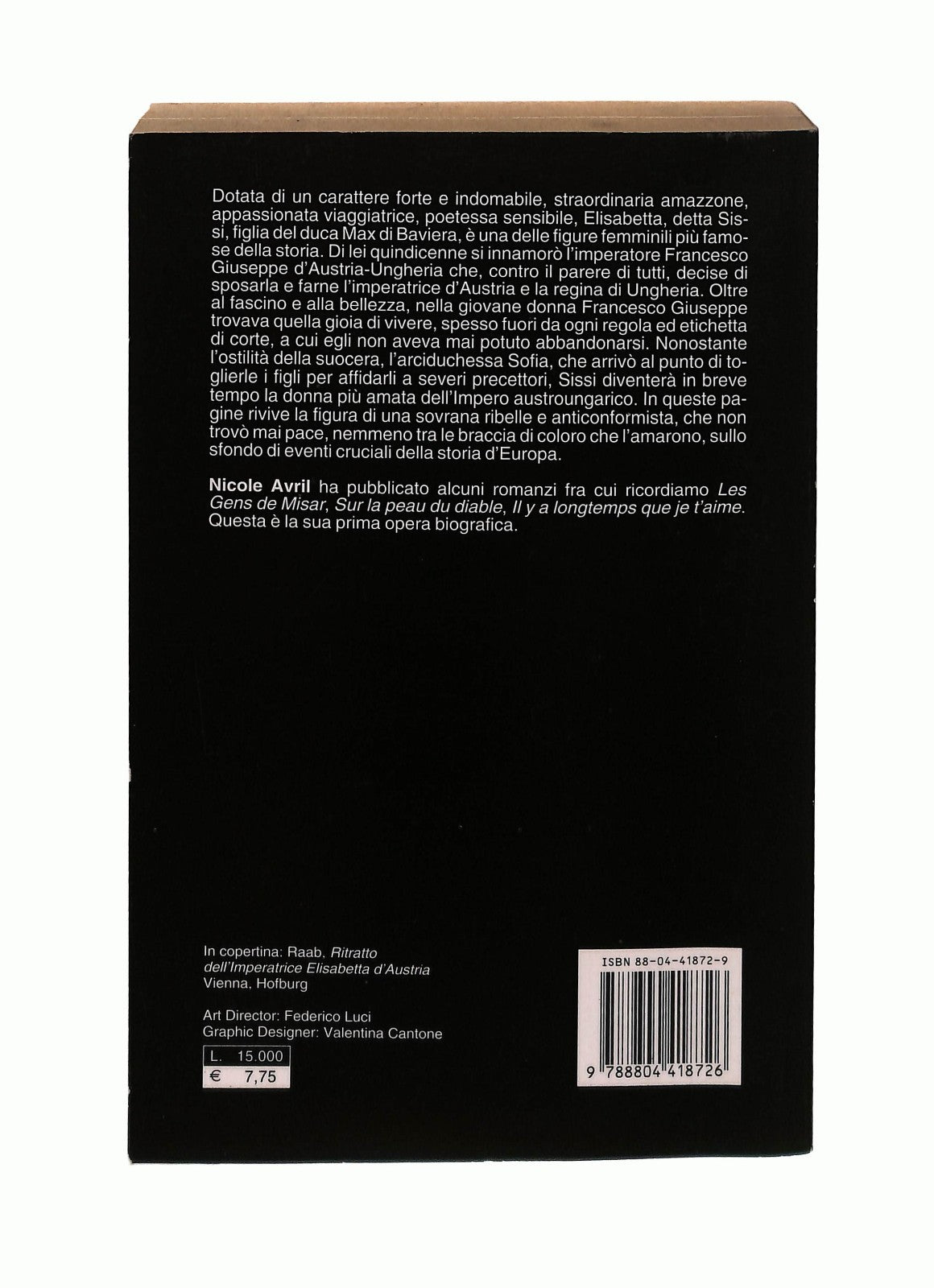 EBOND Sissi Nicole Avril Mondadori Libro LI043662