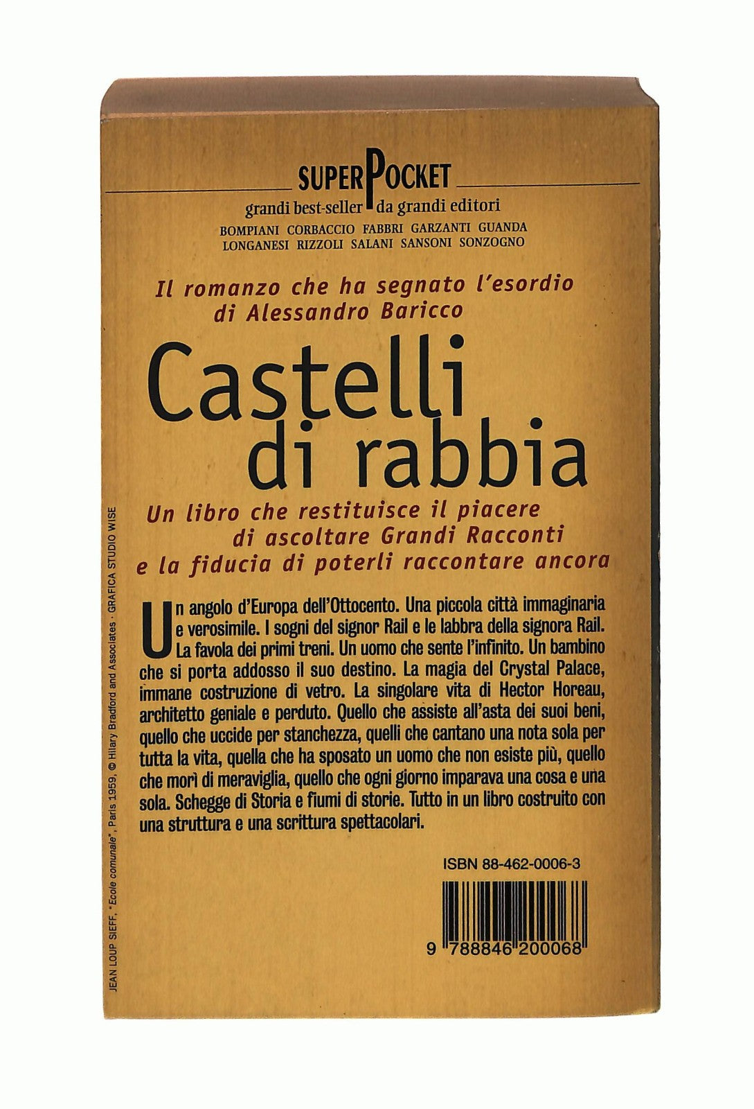 EBOND Castelli Di Rabbia Alessandro Baricco Super Pocket Libro LI043684